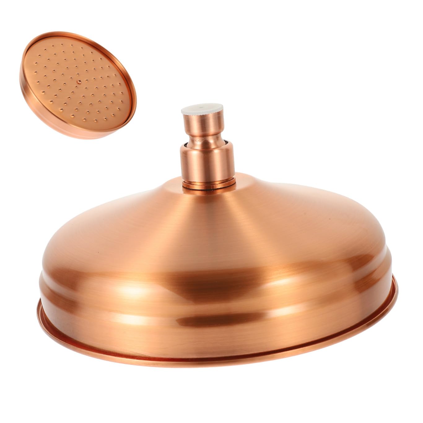 Pommeau de bain en cuivre anticalcaire 20 cm pour une douche relaxante à jet pluie