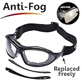 ✅ 5. [GARANTÍA Y SERVICIO]: Todos nuestros gafas de seguridad están 100% garantizados. Nos comprometemos a atender cualquier solicitud en 24H estancas hombre impactos antisalpicaduras antipolvo transparentes estancas amarillas antiarañazos
