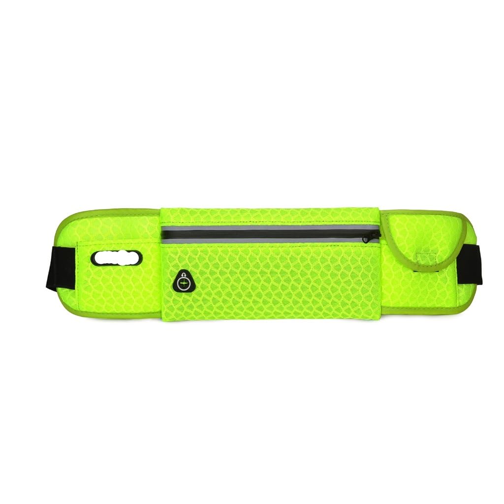 Riñonera deportiva de neopreno JFDBGU para maratón y running con bolsillo antirrobo