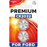 SHI Key Fob Battery Replacement CR2032 for Ford (F150 Escape Focus Explorer Fusion Expedition Taurus Fiesta Econoline Flex Edge Transit Mustang Ranger EcoSport) Smart Remote