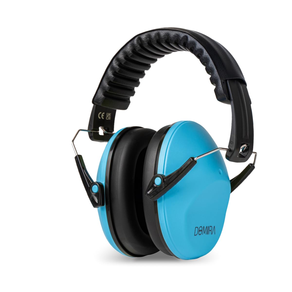 DOMIRA Ear Defenders – Noise Cancelling Ear Muffs For Kids – Hearing Protection, Shooting Ear Defenders, Autism Headphones, Soundproof Ear Muffs For Sleeping, Work & Travel (Sky Blue)