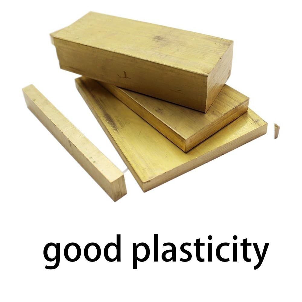 Blacha z mosiądzu, Arkusze mosiężne 200/250mm 1 szt., 2/4/6/8/~20mm płyty mosiężne, do narzędzi DIY Metalowy pręt lity Szerokość 5~20mm Płyta mosiężna płaskownikowa(20x20x200mm)