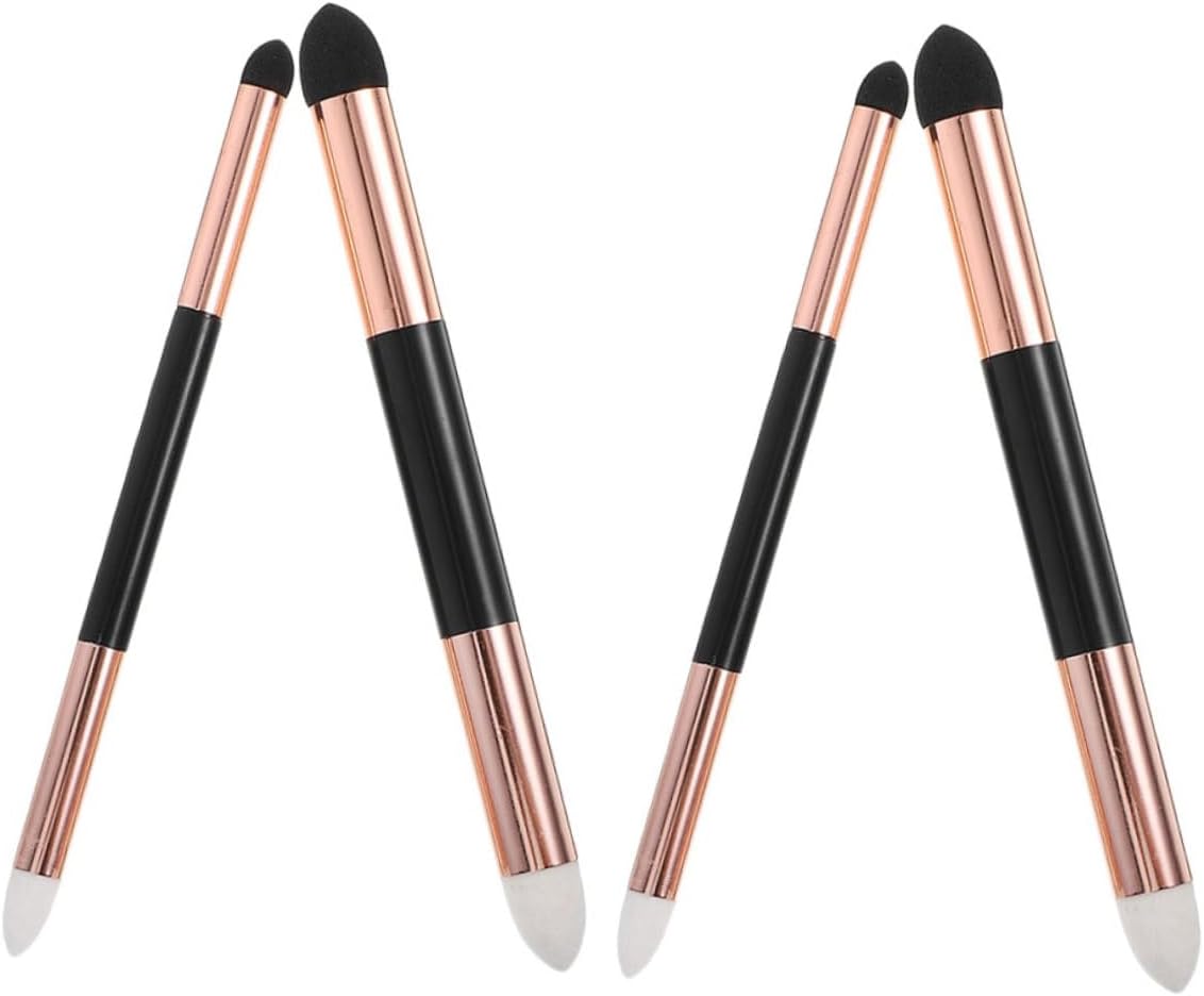 TEHAUX 4pcs Artist Blending Sponge Pen Dual-Ended Flexible Tips Washable Reusable Sketch Highlight Tool for Drawing Shadows Details Oil Painting Art