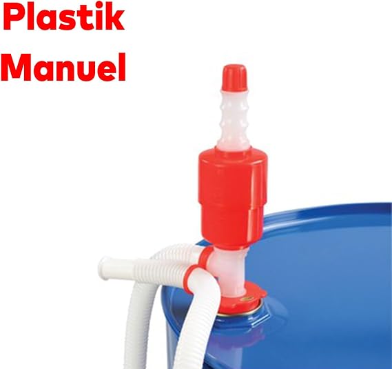 Badem10 Araba Araç Otomobil Benzin Mazot Su Pompası Yakıt Transfer İkmal Aktarma Plastik Pompa Vak Vak