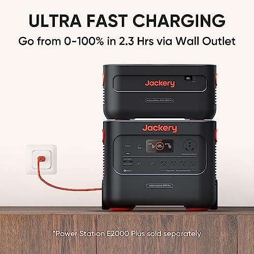 Jackery Expansion Battery Pack 2000 Plus, 2042Wh LiFePO4 Battery Pack for Portable Power Station Explorer 2000 Plus, Extra Expandable Battery for Outdoor RV Camping and Home Emergency (Renewed) - Image 5