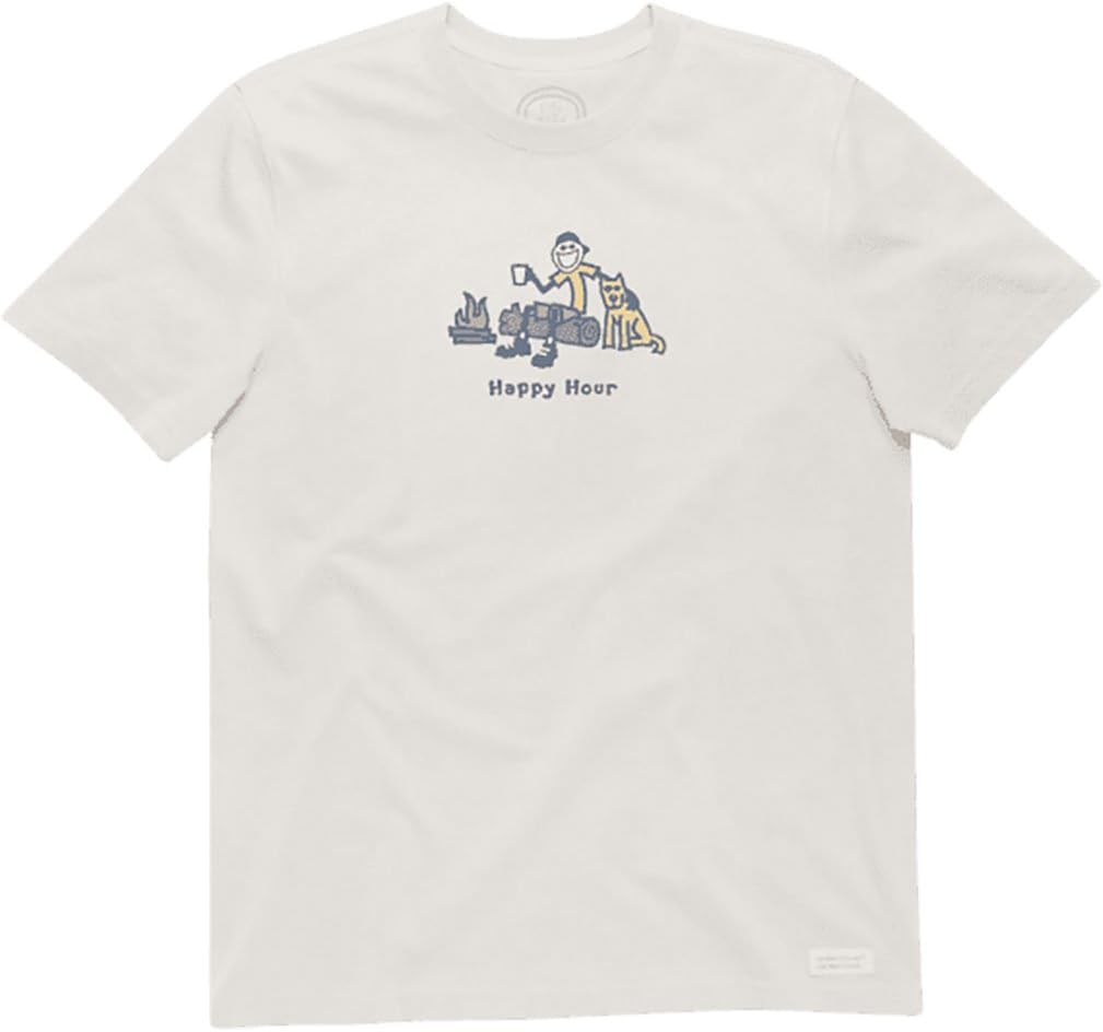 Life is Good Men's Crusher Happy Hour Camp T-Shirt
