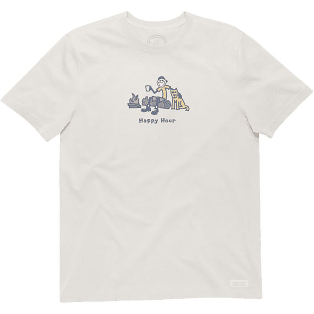 Life is Good Men's Crusher Happy Hour Camp T-Shirt