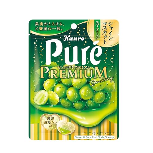 カンロ ピュレグミプレミアムシャインマスカットスパークリング 54g×6個