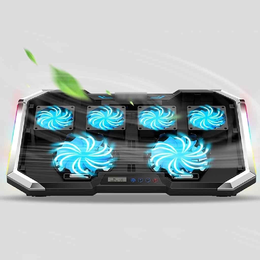 Laptop Cooler Plaque Refroidissement pc Portable Refroidisseur pour Ordinateur Portable de Jeu, Tapis de Refroidissement pour Ordinateur Portable, Refroidisseur Silencieux