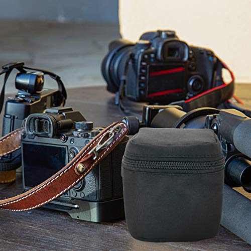 Lurrose Bolsa de Armazenamento de Lente de Câmera Bolsa Protetora de Lente de Câmera para Bolsa de C