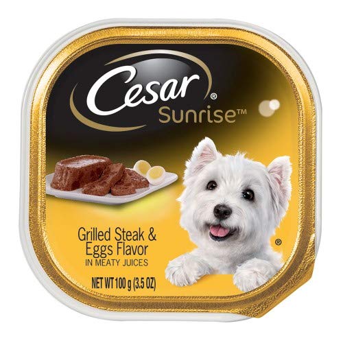 Cesar Sunrise Steak & Eggs Dog Food 3.5 oz (4-pack)
