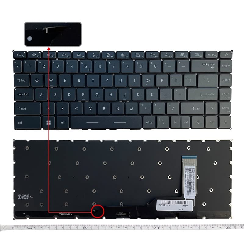 Electronics - New US Keyboard Backlit for MSIs Prestige 14 P14 MS-14C1 MS-14C2 Modern 14 15 MS-14D3 14D2 14D1 MS-14DK MS-1551 Laptop backlight