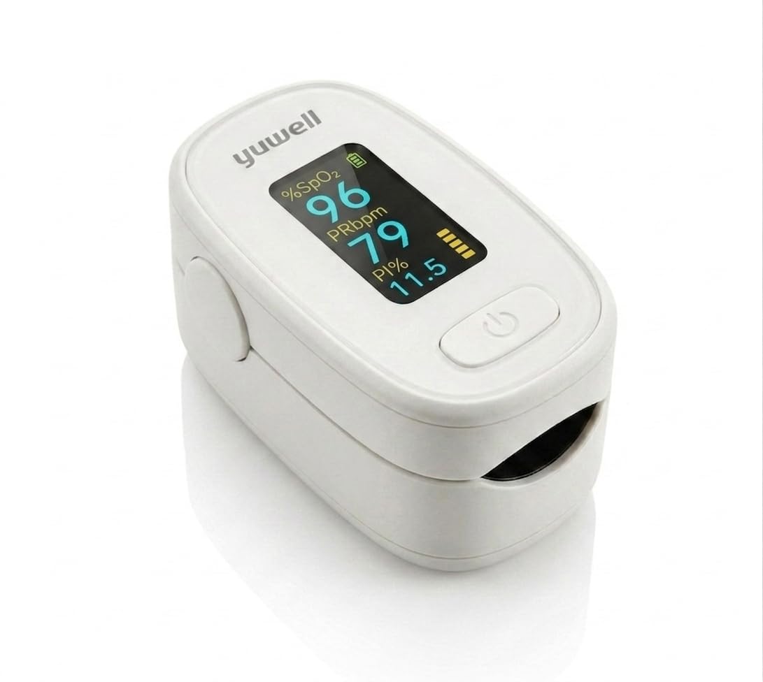 Saturimetro Da Dito Professionale Certificato, Ad Alta Precisione Per Misurare SpO₂, Frequenza Cardiaca, Indice Di Perfusione E PPG, Con Allarme, Uso Domestico E Clinico; Modello: YX306