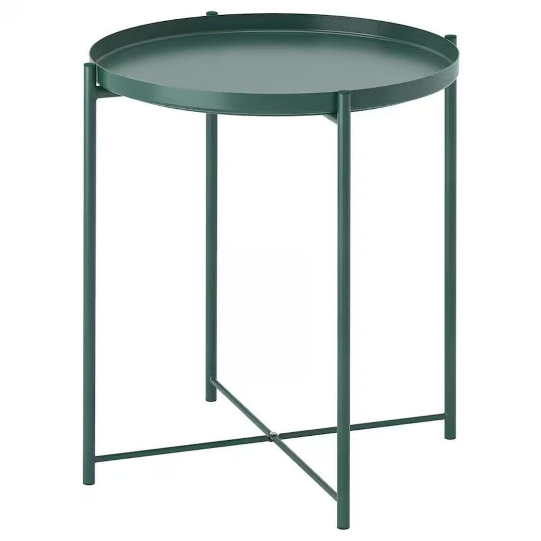 Ikea GLADOM Tray Table, Dark Grey-Green, 45x53 cm-picture-11