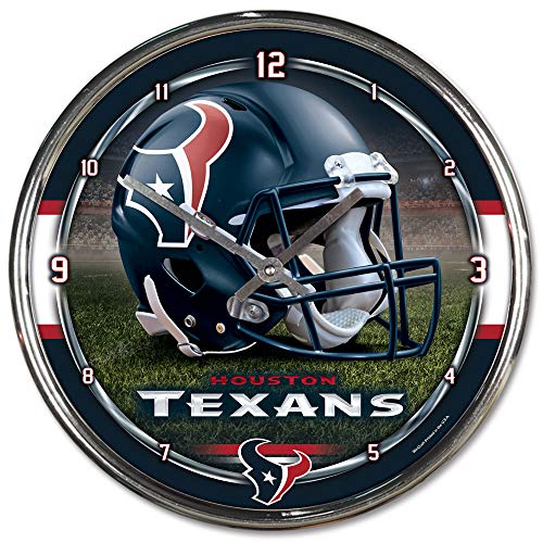 WinCraft NFL Chrome Clock, 12 x 12
