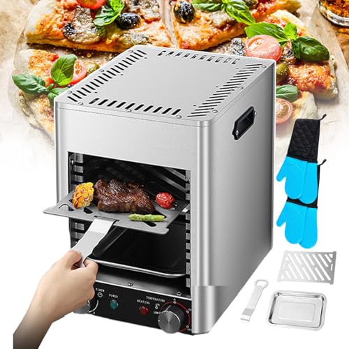 GGAHDSRH Electric Steak Grill 1700W Teppanyaki with Gloves
