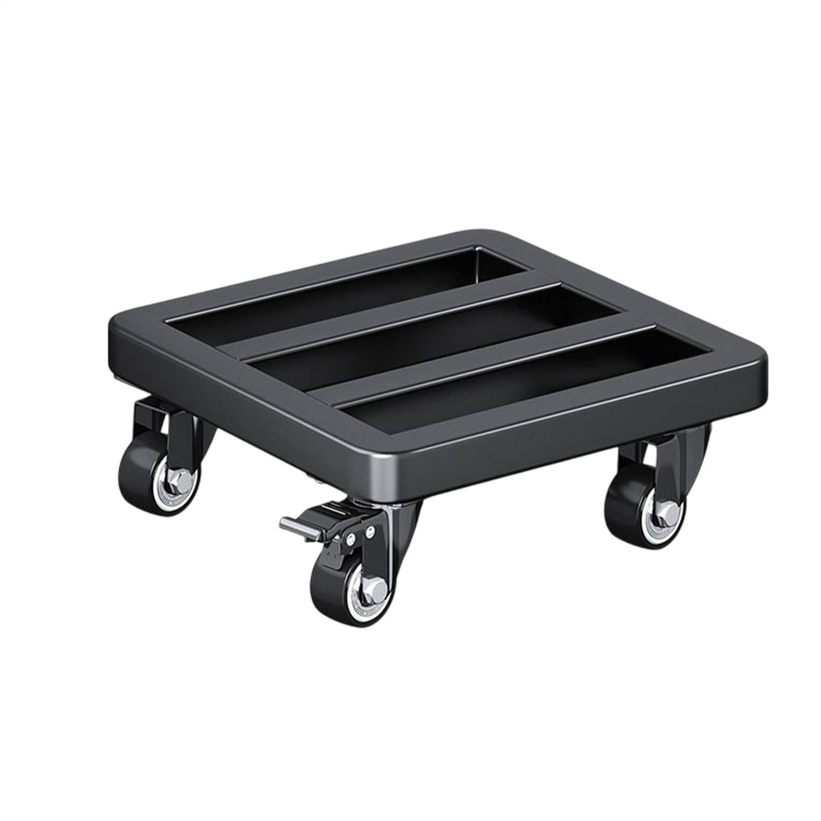 Sottovaso con Ruote Carrello Metallico da 30 cm con Ruote Piovre Girevoli