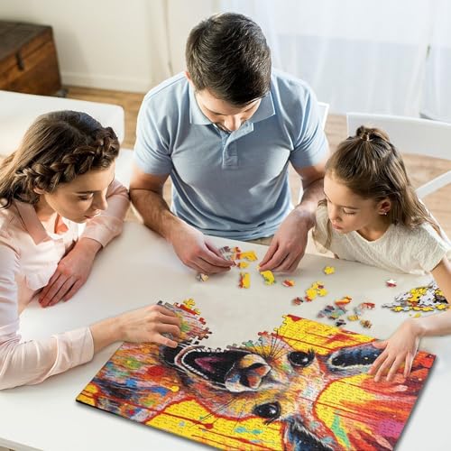 Puzzle de 1000 piezas de canguro colorido, el regalo de relajación perfecto para adultos 7