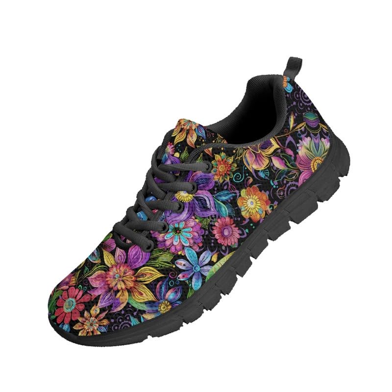 Lady Athletic Shoes - Scarpe da ginnastica leggere, da infermiera, motivo: animali, fiori, camo, scarpe da ginnastica da donna