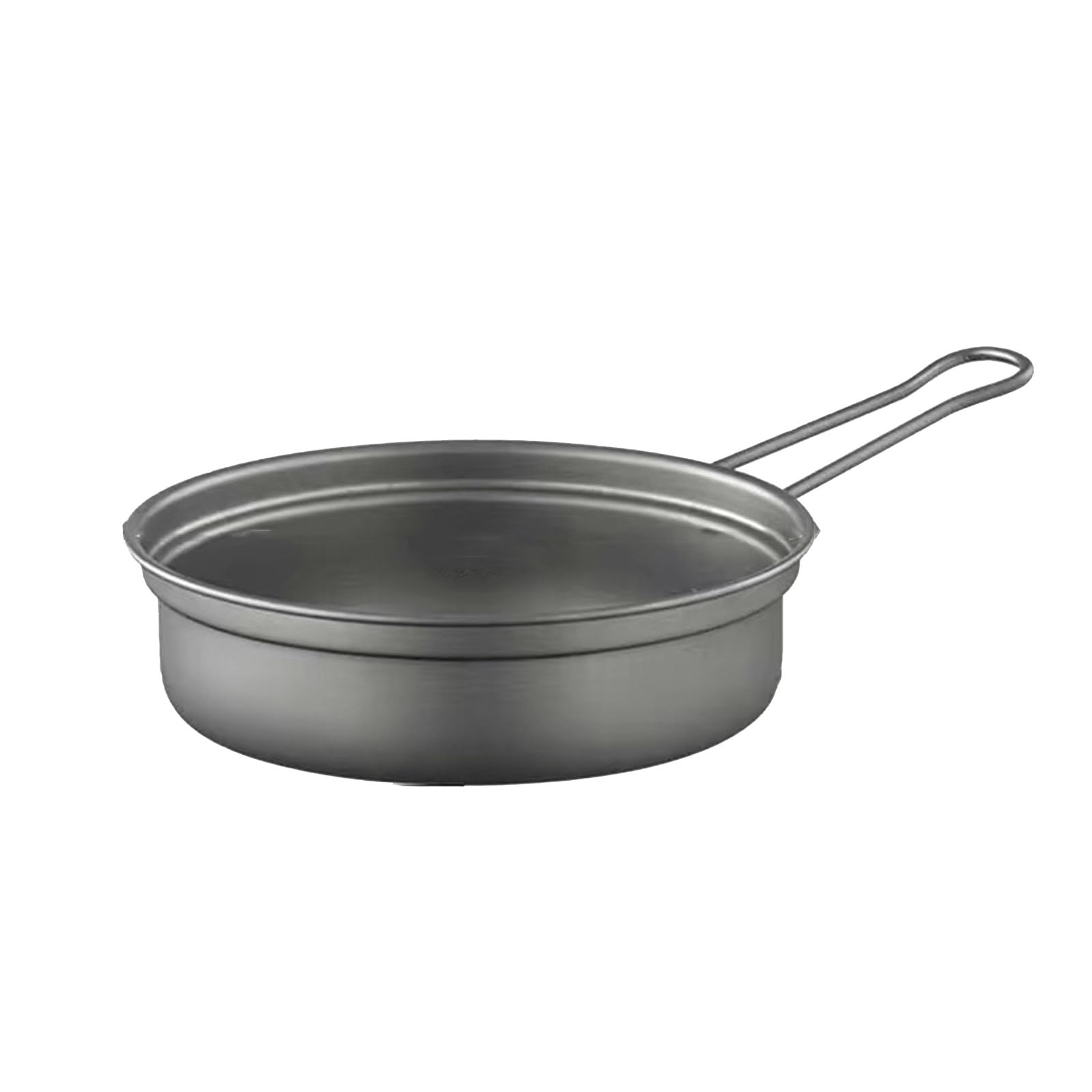 Ollas de metal para camping al aire libre, utensilios de cocina con mango plegable, utensilios de cocina portátiles para freír