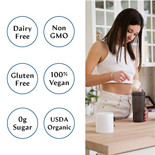 BodyHealth PerfectAmino Power Meal (Natural Vanilla Flavor) Vegan Meal Replacement Shake, Non Dairy Protein Powder, Plant Based Meal Replacement, Organic Meal Replacement, 20 Servings, 12.5g Protein - Image 6