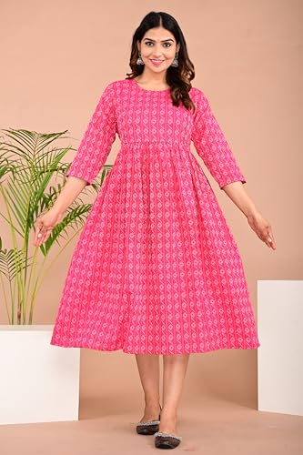 Image of Shantika Women's Maternity Dress Feeding Kurti with Zippers