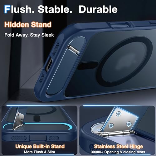 Support antichoc iPhone 16 Pro Max MagSafe avec béquille cachée - 3