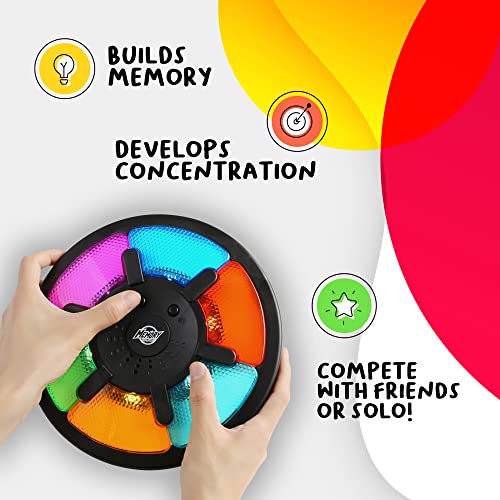 Betterline Light-Up Memory Game With Sounds - Electronic 6 Sequence Handheld Classic Brain Toy For Boys, Girls & Adults, Lightweight, Portable Gift For Kids #TOP2