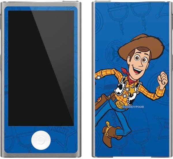 Skinit Calcomanía para reproductor de MP3 compatible con iPod Nano (7ª generación y 2012), diseño oficial de Disney Toy Story Sheriff Woody