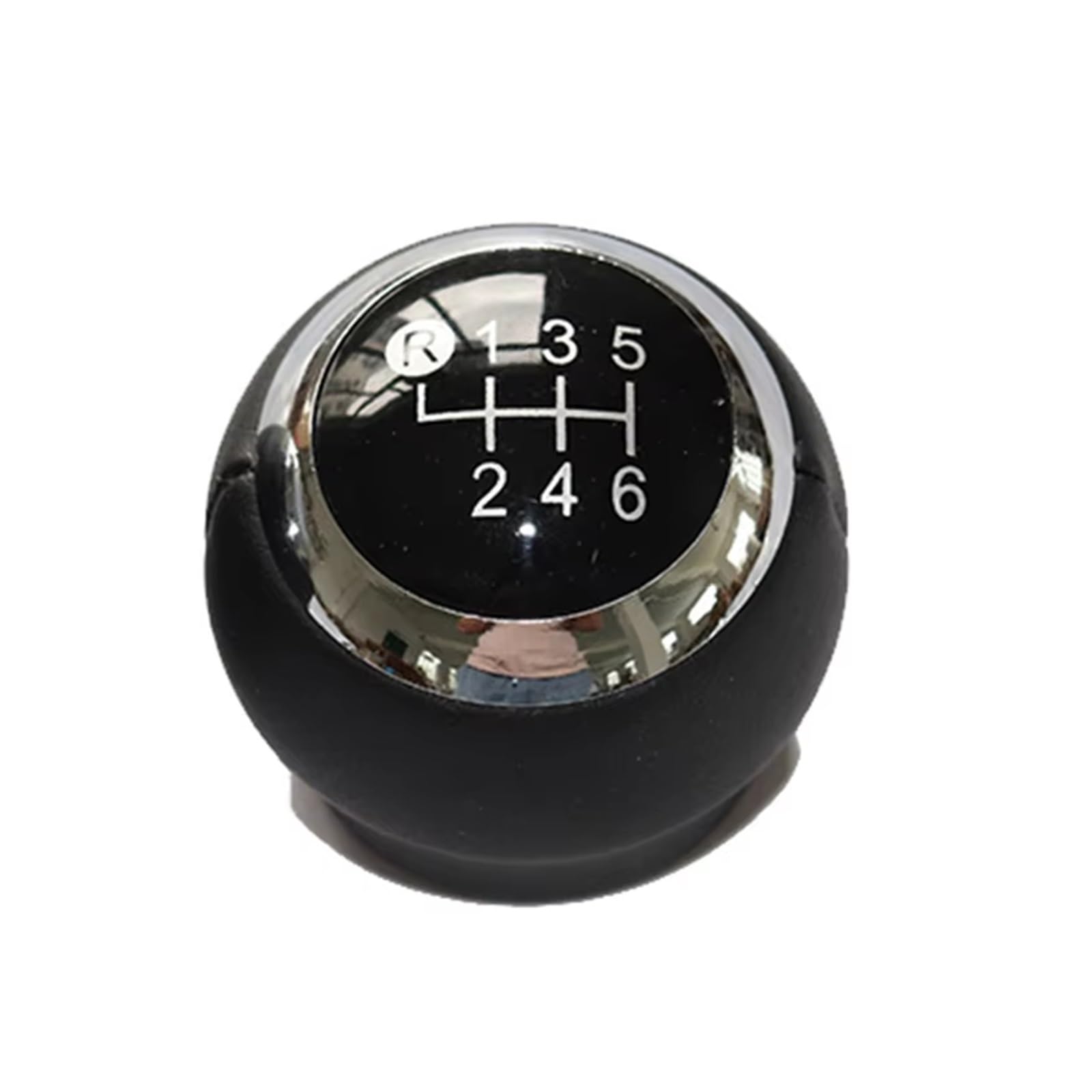 XKOEHXJ Car Gear Shift Knob for Toyota for Auris 2007-2011 5/6 Speed Car Shift Gear Knob Lever Gaitor Boot Cover Gearbox Boot Cover(6 Speed Black knob)