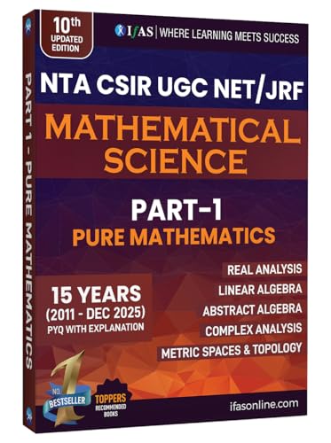 Image of CSIR NET Mathematics PYQ Book 2026 | (Part - 1 Pure Mathematics) Previous Year Solutions Paper | Chapterwise & Topicwise PYQ Book (2011 to 2025) for CSIR NET JRF Maths | Two Brothers Publications