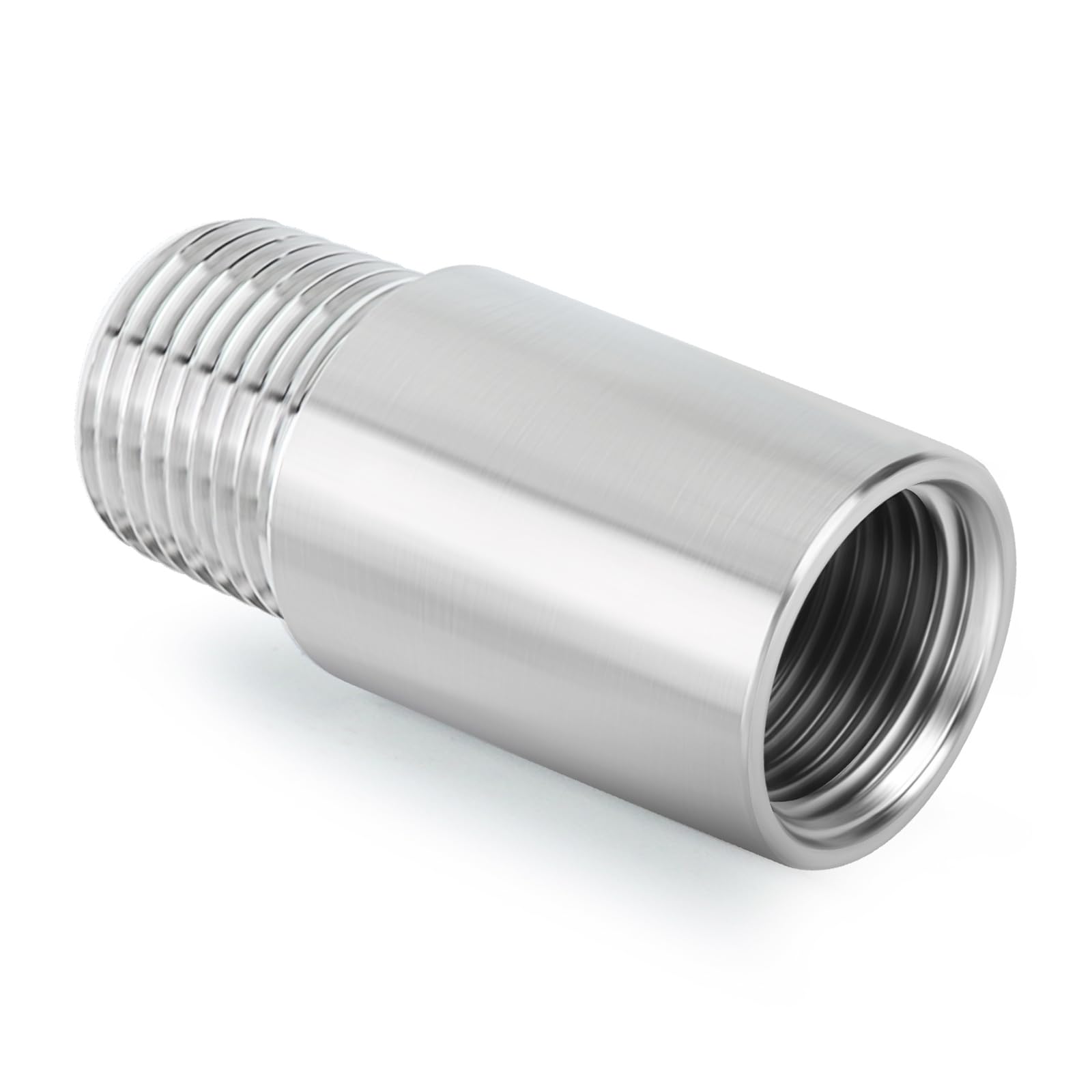2 piezas 50mm 3/4" Hembra x 3/4" Macho BSP Nipple Cast Pipe 304 Stainless Steel Pipe Fittings — view 7