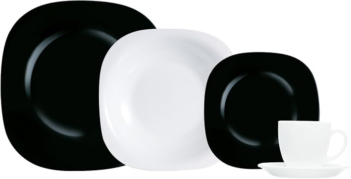 Luminarc 30 piezas black/white