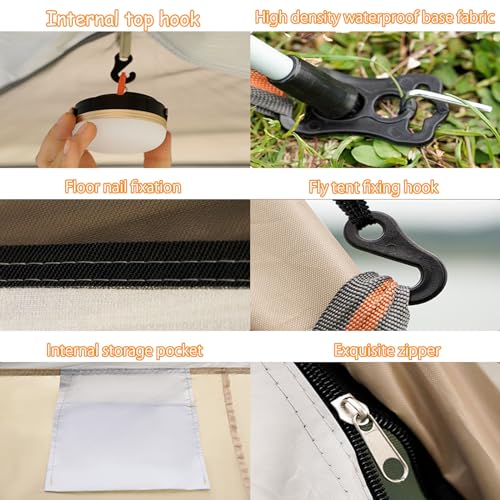 Carpa Pop Up Automática para Camping 3-4 Personas miniatura 6