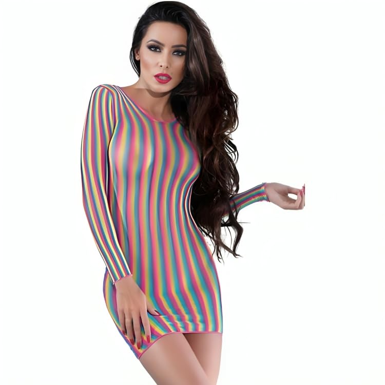 Chilirose Vestido CR-4334 Conjunto, Multicolor (Multicolor), Estandar para Mujer