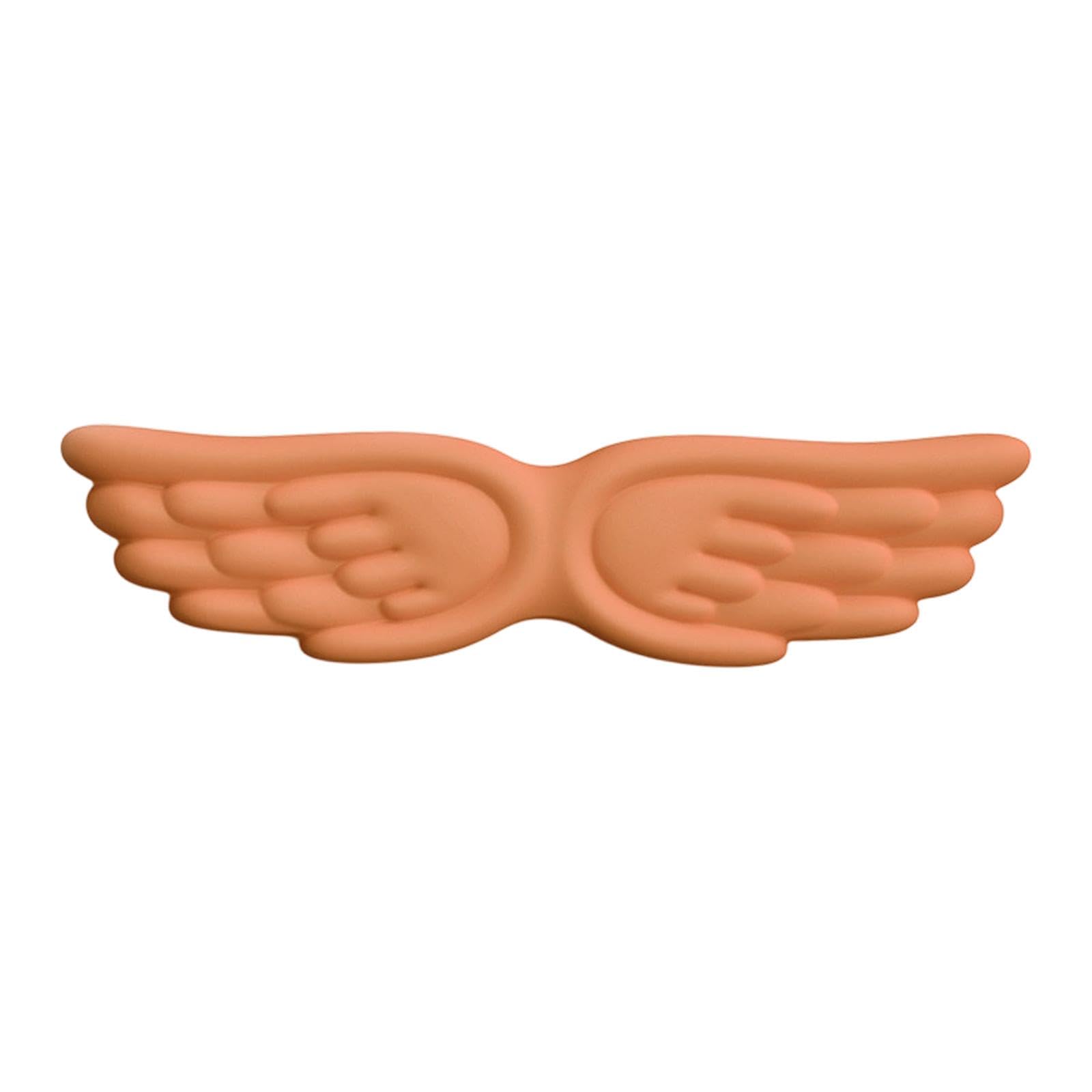 Reposamuñecas para Teclado de Muñeca Almohadilla de Silicona Función Ergonómica Superficie Antideslizante Apto para Oficina Hogar Taller, Naranja
