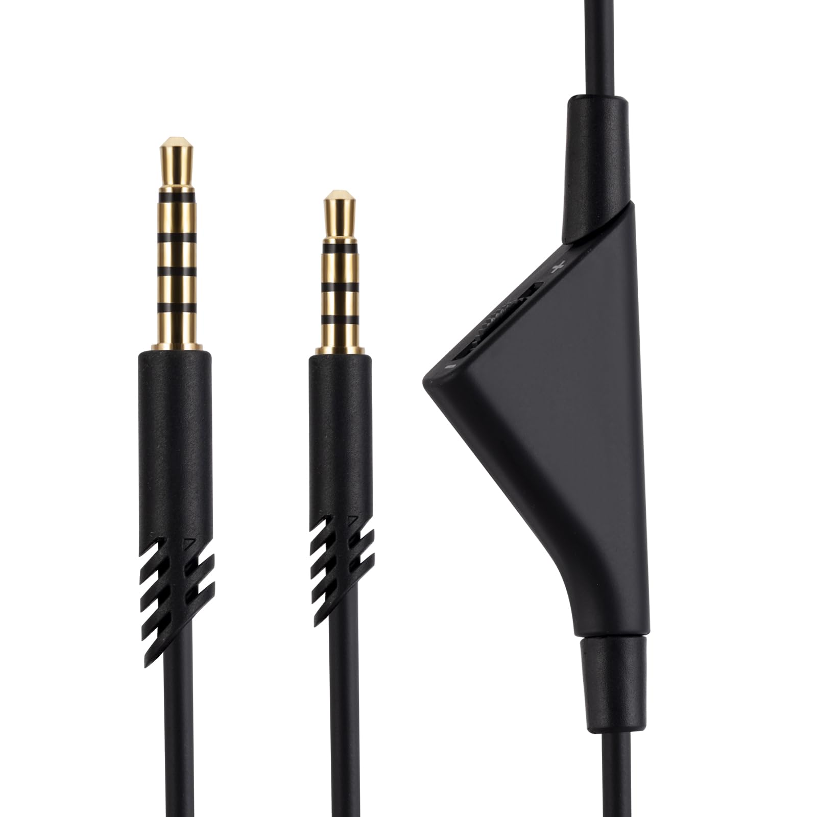 Astro A10 A10 Gen 2 A30 A40 A40 tr Replacement Cable, Compatible with Logitech Astro A10 A10 Gen 2 A30 A40 A40 tr Gaming Headsets 3.5mm Gaming Headsets Audio line, Inline Mute Cord, 2 meters, Black