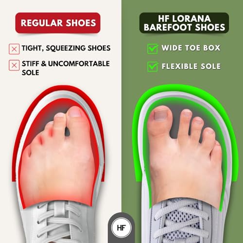 HF Lorana Barefoot Sneakers for Women & Men – Natural Minimalist Shoes, Zero Drop, Wide Toe Box, Lightweight Gym, Trail & Walking Boot, Ergonomic for Everyday Comfort4