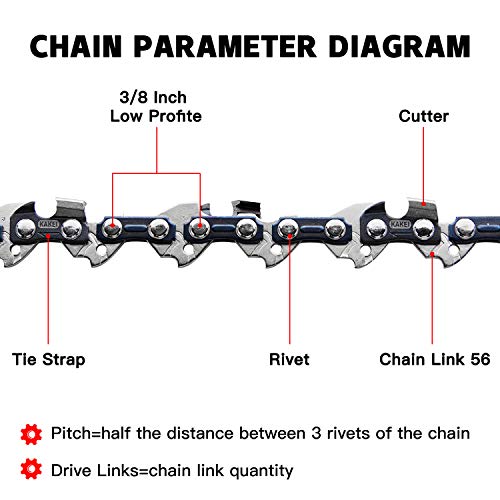 KAKEI Chainsaw Chain 16-Inch.050