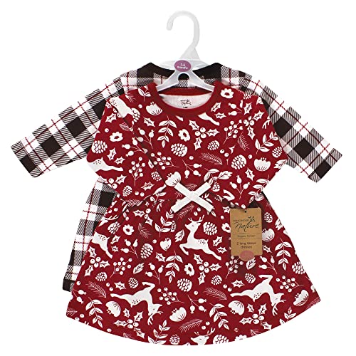 Image of Touched by Nature Girls, Toddler, Baby and Womens Organic Cotton Short-Sleeve and Long-Sleeve Dresses