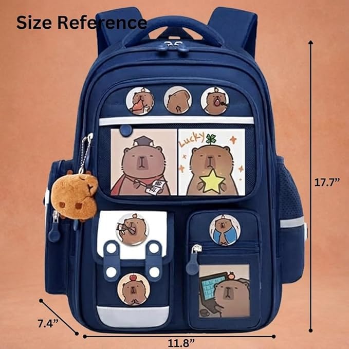 Image of Backpack Bags for Girls, Boys & Women With Multi-pockets, Laptop Bag with Large Capacity Bookbags Waterproof for School, Tuition, College, Camping, Travel