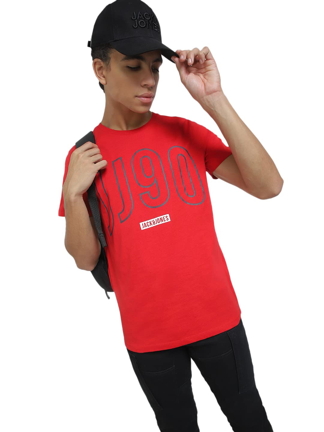 Jack & Jones Jjcolinn tee SS Crew Neck-Camiseta de Manga Corta Hombre