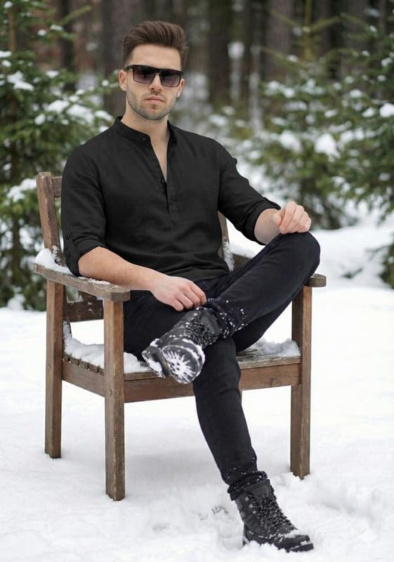 Image of Men Short Kurta