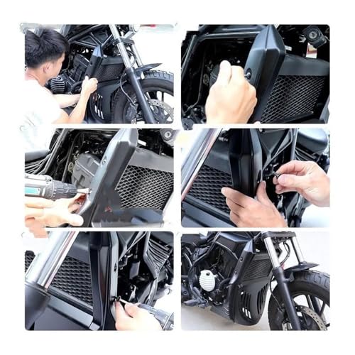 Couvercle de carénage phare pour protéger le moteur Rebel CMX300 face aux projections - 6