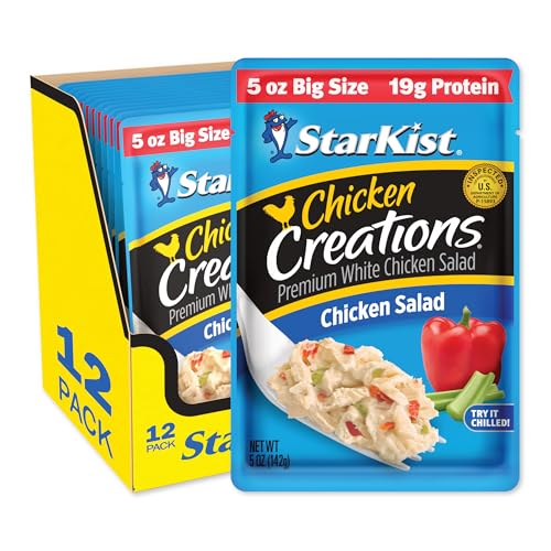 StarKist Chicken Creations Chicken Salad, 5 oz Pouch “Big Size” (Pack of 12)
