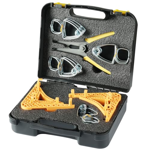 Image of Versatile Corner Clamp Kit for Woodworking | Replaces traditional: one tool for 90 degree right angle, T-joint, miter joint. Wood working tools and accessories.