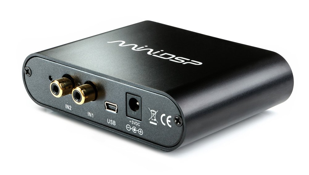 MiniDSP 2x4 HD, a USB DAC and DSP in a low cost package powered by a powerful Sharc 400MHz floating point DSP