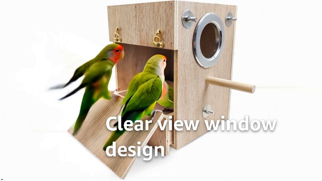 Amazon.com : Tfwadmx Bird Wood Breeding Box Lovebirds Nesting