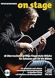  On Stage: 18 überraschend griffige Fingerstyle-Stücke für Zuhause und für die Bühne. Für akustische und E-Gitarre, verschiedene Schwierigkeitsgrade, Standard-Tuning, mit Tabulatur und Akkordsymbolen