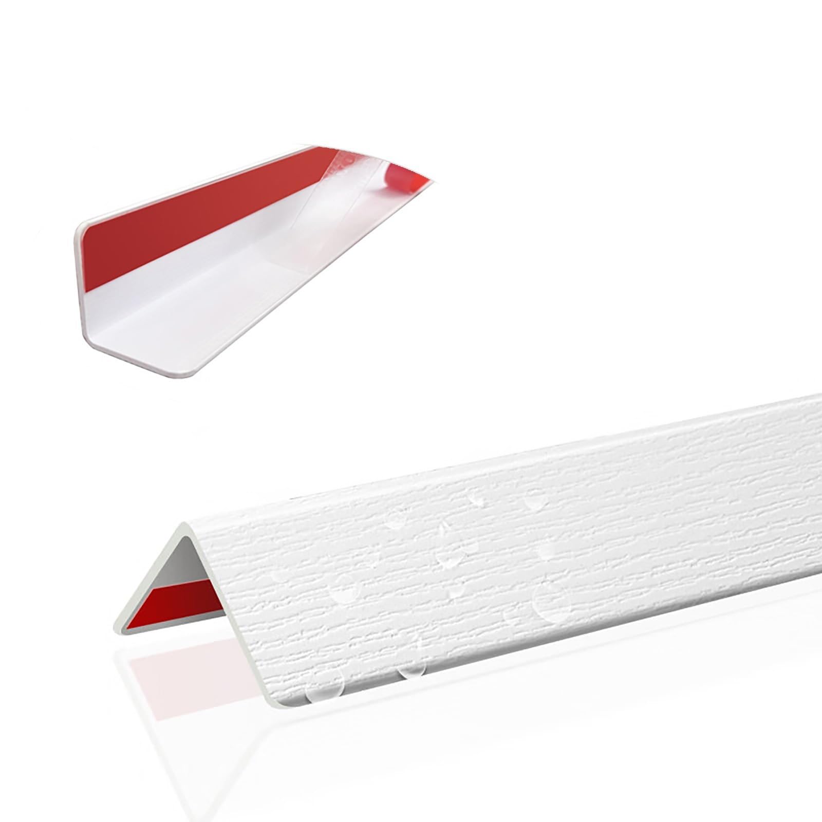 protector de esquinas para paredes,protectores de Protectores de esquinas autoadhesivos for paredes, protectores de bordes a prueba de protectores de esquinas for muebles(Color:White,Size:270*3.6cm/10